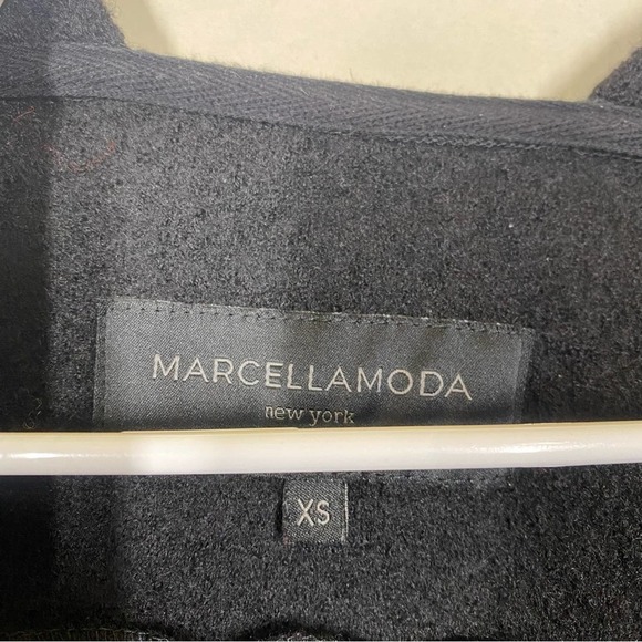 Marcellamoda 100% Virgin Wool Asymmetrical Zip Jacket - Picture 6 of 7